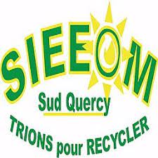 Logo officiel de la déchèterie et recyclerie SIEEOM à Lauzerte