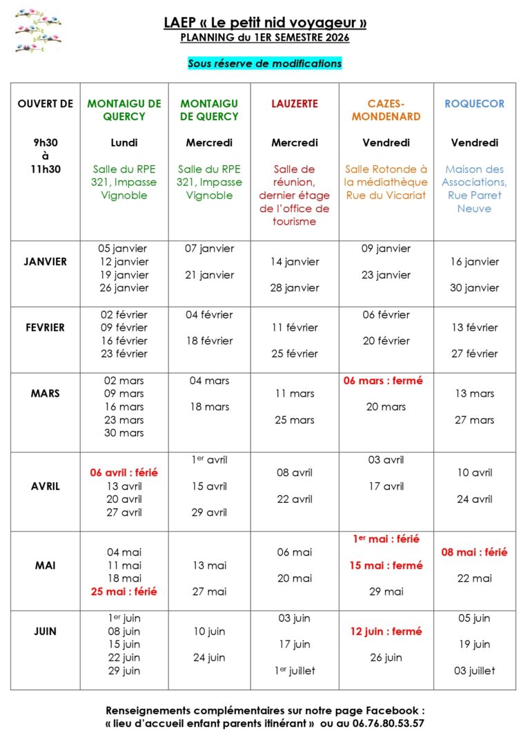 LAEP planning 1er semestre 2026_page-0001