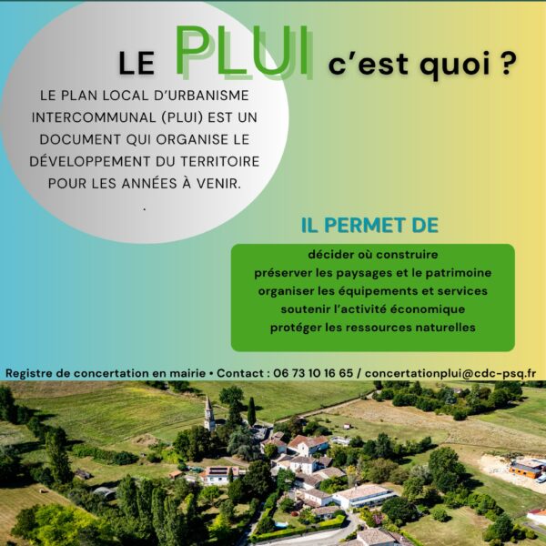 Affiche PLUI mairies